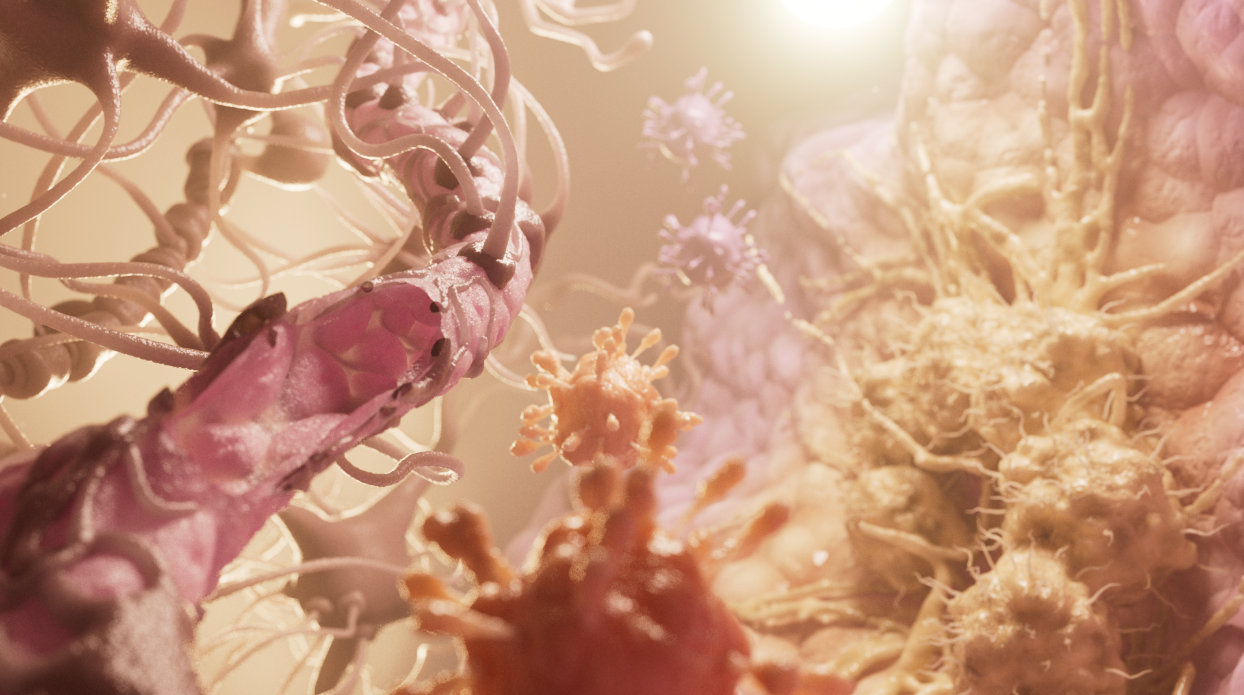 3D animation of Tumour outside the blood brain barrier for Cat4CanCenter.png