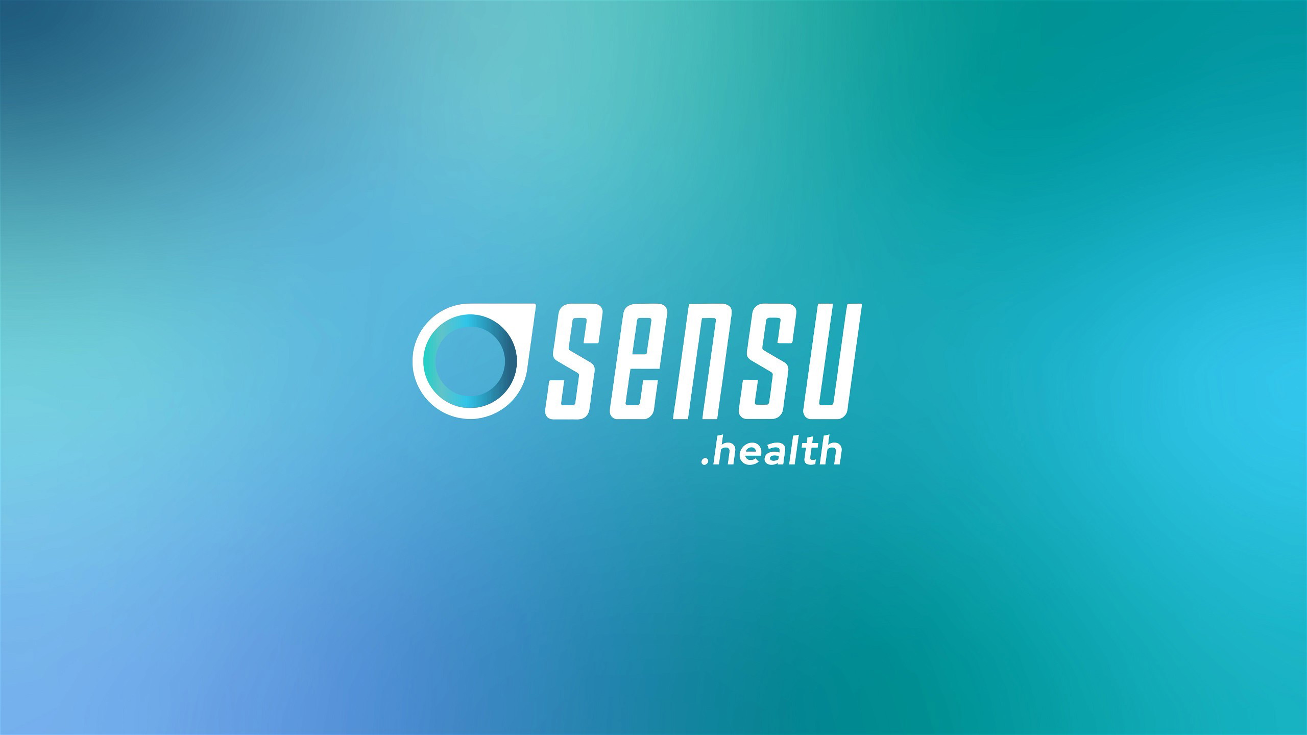 The Sensu.health logo shown on a blue gradient background