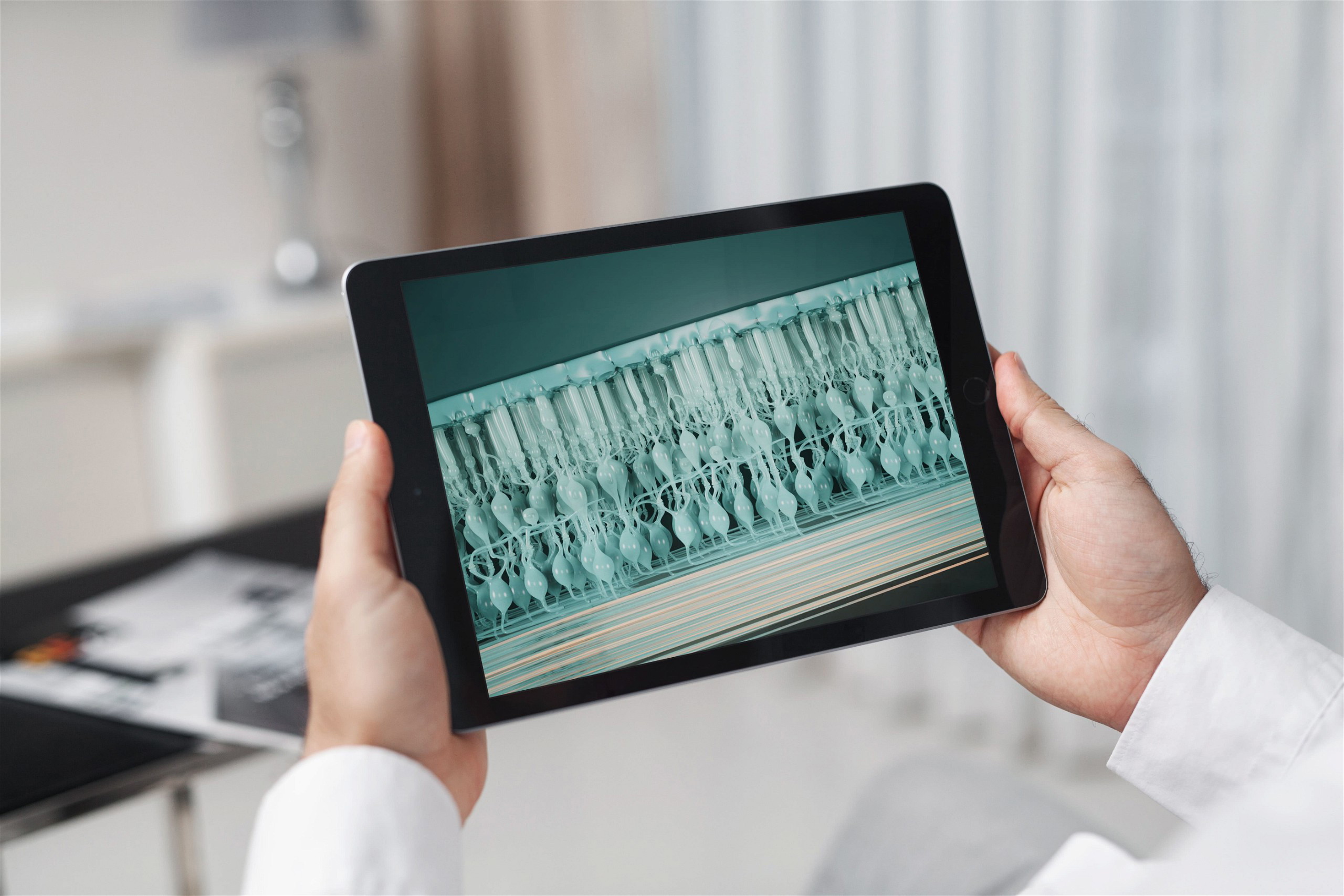 healthcare professional with ipad showing photoreceptors.jpg