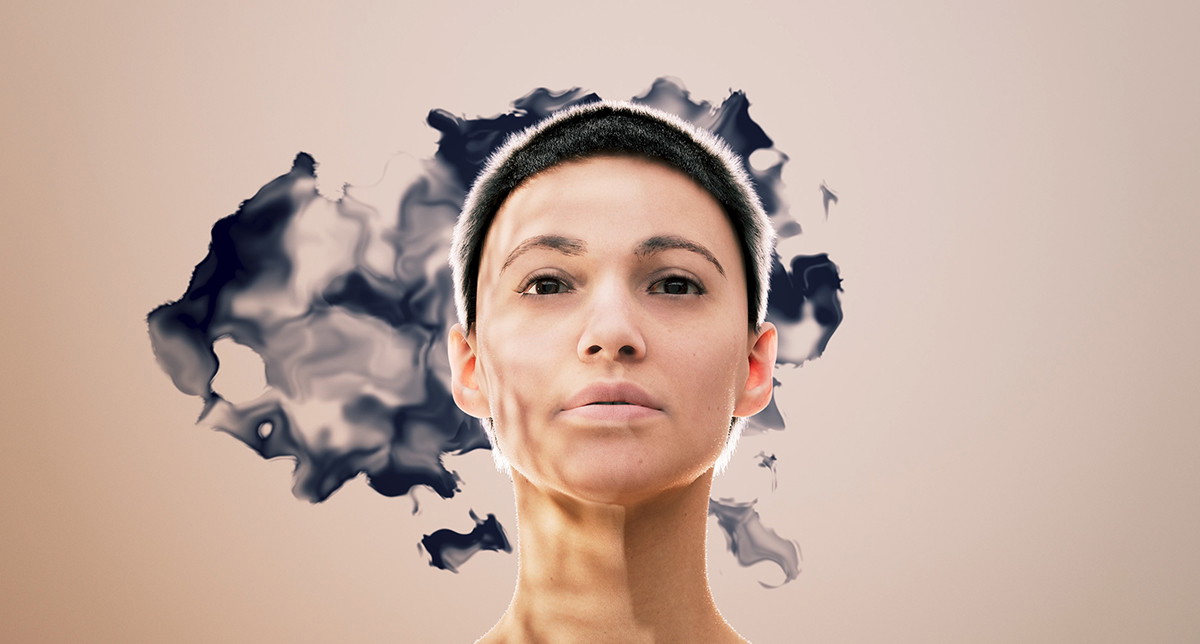 Boehringer_SEO_3d animation of female face with ink background