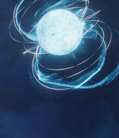 Short clip of a loop in light blue moving on a black background.jpg