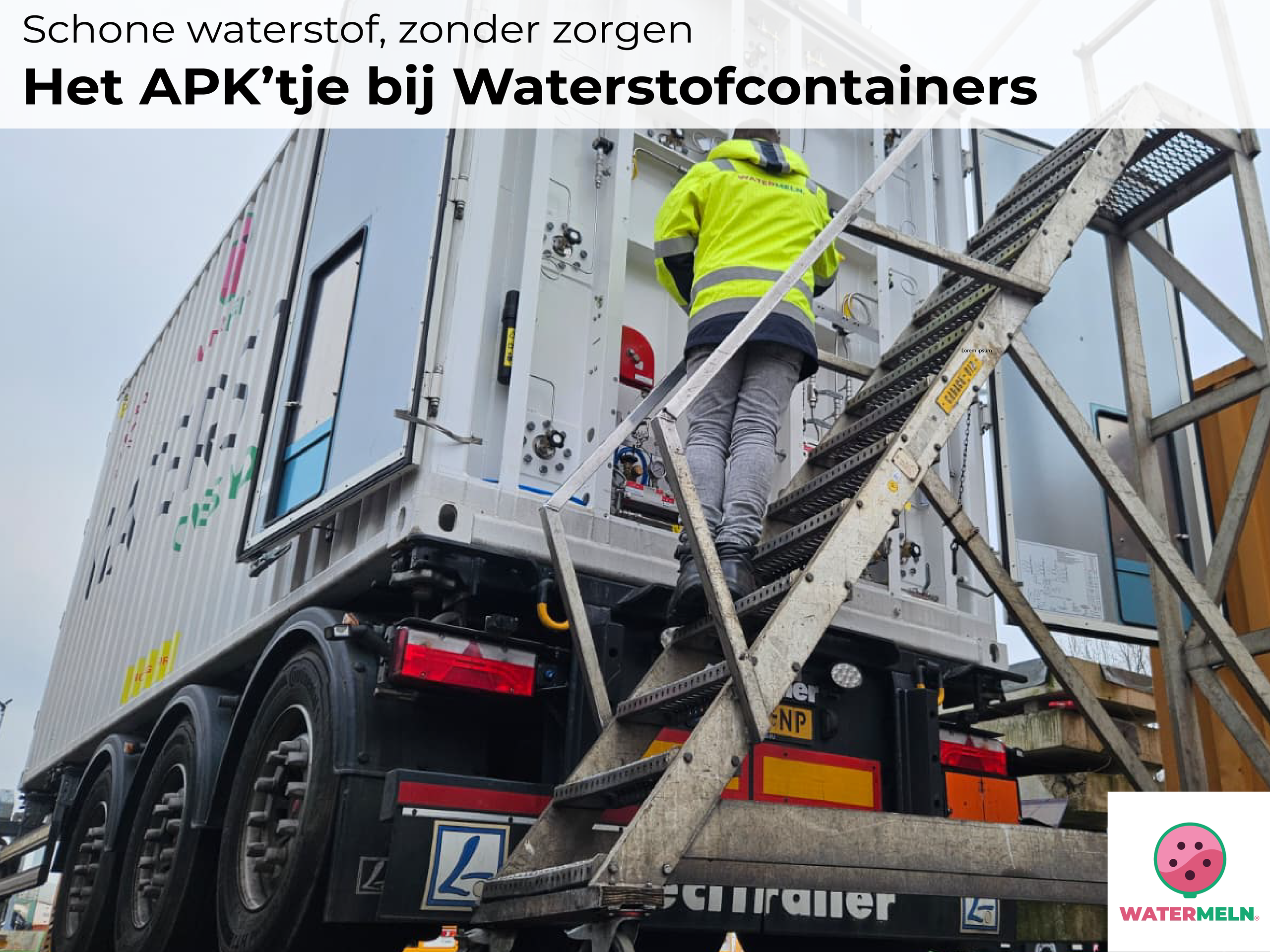 Veiligheid staat voorop bij Watermeln. Ontdek hoe wij het periodieke onderhoud en de keuring van onze waterstofcontainers verzorgen voor een zorgeloze inzet op de bouw en bij elk evenement. Altijd een gekeurd en betrouwbaar waterstofcontainer.